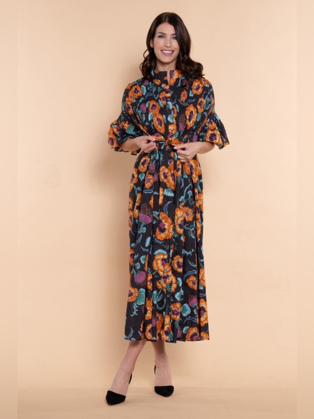 Sheridan French The Every Body Dress in Autumn Flora